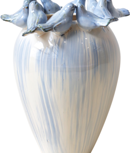 1763 POT À VASE BIRDY